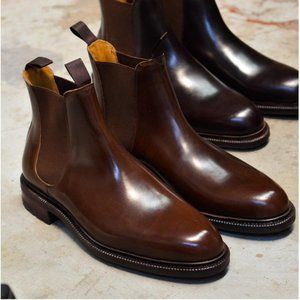 SOLD - Meermin Shell Cordovan 8UK brown